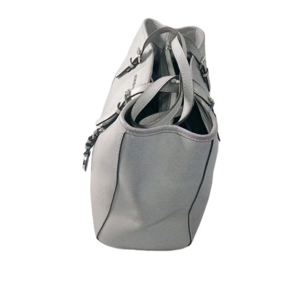 Michael Kors Jet Set Travel Large Saffiano Leather Tote ~Dark Slate Gray_6